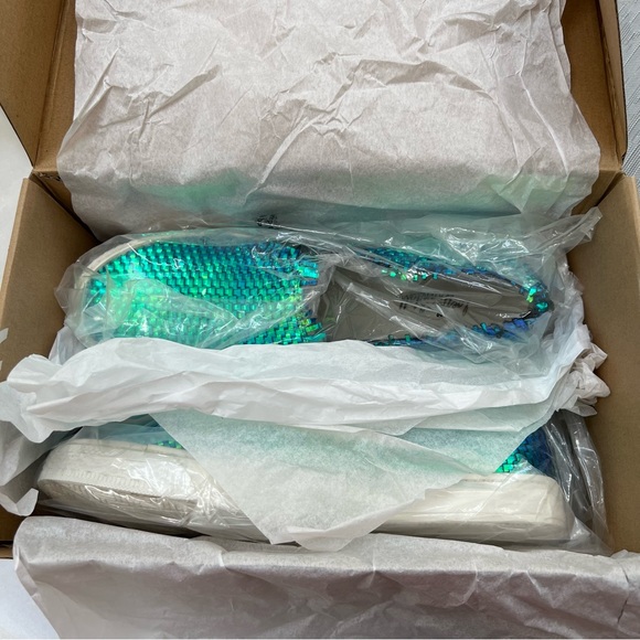 New Loeffler Randall Leather iridescent woven sneakers size 9 - Picture 9 of 9